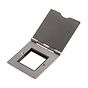 The Lombard Collection Brushed Chrome Black Insert 2 x25mm EM-Euro Module Floor Plate