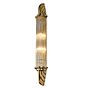 Soho Lighting Sheraton Lacquered Antique Brass IP44 Rated Art Deco Wall Light