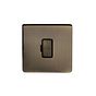 The Charterhouse Collection Fused Connection Unit (FCU) Unswitched 13A DP Blk Ins Screwless Antique Brass