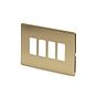 Soho-Lighting-Brushed-Brass-4-Gang-Grid-Plate