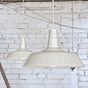 Argyll Industrial Pendant Light in Clay White 