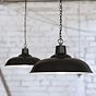 Portland Bedroom and Hallway Pendant Light Matt Black - Soho Lighting