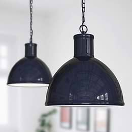 Navy Blue Pendant Light