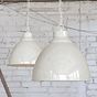 Oxford Vintage Pendant Light Clay White - Soho Lighting
