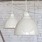 Oxford Vintage Pendant Light in Clay White 