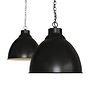 Oxford Vintage Pendant Light Matt Black - Soho Lighting