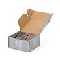 The Charterhouse Collection 20A 1 Gang Double Pole Switch With Neon Blk Ins Screwless  Antique Brass