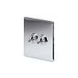 The Finsbury Collection Polished Chrome 2 Gang Intermediate Toggle Switch Screwless