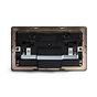 The Charterhouse Collection 2 Gang 13A DP Socket with 2 x USB-A 4.8A Antique Brass