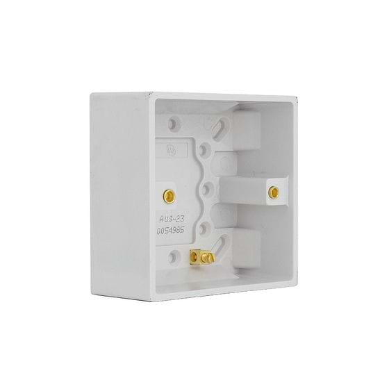 1 Gang 35mm Plastic Surface Pattress (Back) Box