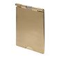 The Savoy Collection Brushed Brass White Insert 2 x25mm EM-Euro Module Floor Plate