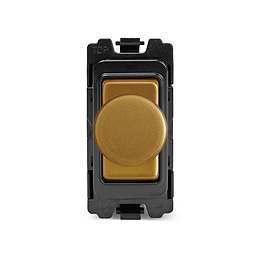 The Belgravia Collection Old Brass 6A Dummy RM-Grid Dimmer Switch Mod
