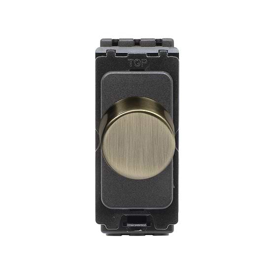 Soho Lighting Antique Brass CM Grid 1000W Intermediate Dummy Dimmer Module