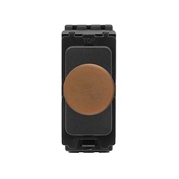 Antique Copper Dimmer Grid Switch Module
