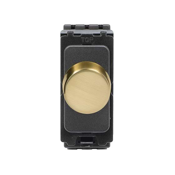 Soho Lighting Brushed Brass CM Grid 400W LED Dimmer Module