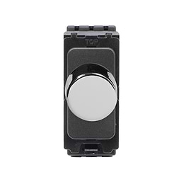 Soho Lighting Polished Chrome CM Grid 1000W Intermediate Dummy Dimmer Module