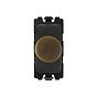 The Belgravia Collection Old Brass 6A Dummy CM-Grid Dimmer Switch Module