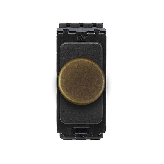 Vintage Brass Dimmer Switch Module
