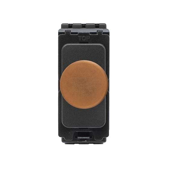 The Chiswick Collection Antique Copper CM Grid 1000W Dummy Dimmer Module