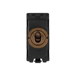 Soho Lighting Vintage Brass Dimming Toggle CM-Grid Switch Module