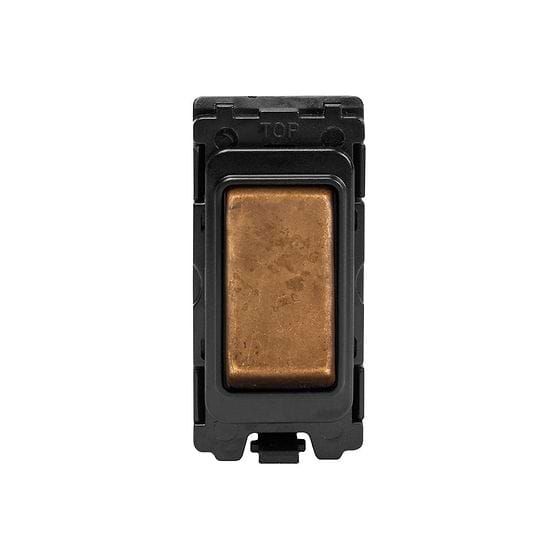The Chiswick Collection Antique Copper 20AX 2 Way RM-Grid Switch Module