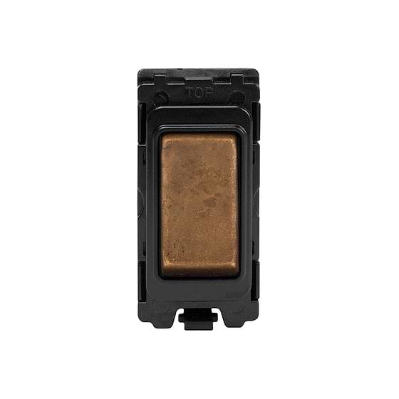 The Chiswick Collection Antique Copper 20AX 2 Way And Off RM-Grid Switch Module
