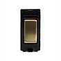 The Savoy Collection Brushed Brass 20AX 2 Way And Off RM-Grid Switch Module