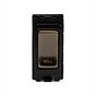The Charterhouse Collection 2 Way Retractive 'Bell' RM-Grid Switch Module Antique Brass