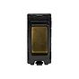 The Belgravia Collection Old Brass 2 Way Off Retractive RM-Grid Switch Module