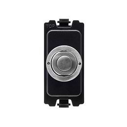 Soho Lighting Brushed Chrome 6A 2 Way Retractive Push Button CM Grid Module Switch