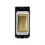 The Savoy Collection Brushed Brass 20A Double Pole 'Dishwasher' RM-Grid Switch Module