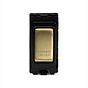 The Savoy Collection Brushed Brass 20A Double Pole 'Washer Dryer' RM-Grid Switch Module