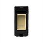 The Savoy Collection Brushed Brass 20A Double Pole 'Washer Dryer' RM-Grid Switch Module
