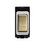 The Savoy Collection Brushed Brass 20A Double Pole 'Washing Machine' RM-Grid Switch Module