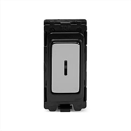 Soho Lighting Polished Chrome 20AX Double Pole Key RM-Grid Switch Module