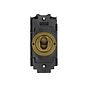 The Westminster Collection Vintage Brass 20A Double Pole LT3-Toggle Switch Module