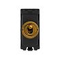 Antique Gold 2 Way Toggle Grid Switch Module
