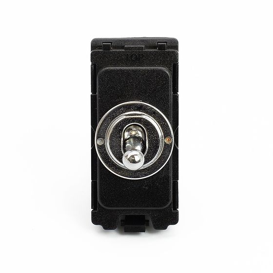 The Finsbury Collection Polished Chrome 20AX Intermediate CM-Grid Toggle Switch Module