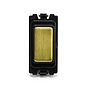 The Savoy Collection Brushed Brass Blank RM-Grid Switch Module