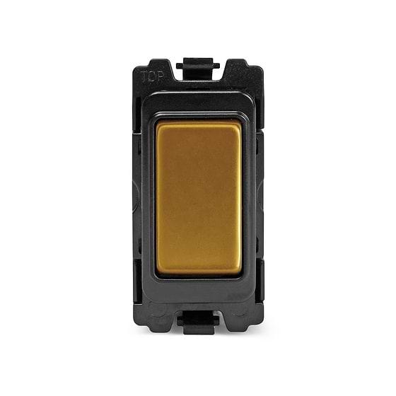 Antique Gold Blank Grid Module
