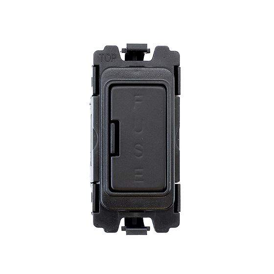The Camden Collection Matt Black Fused Connection Unit RM-Grid Switch Module