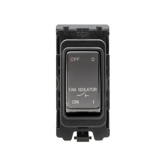 Black Nickel Fan Isolator Grid Switch Module
