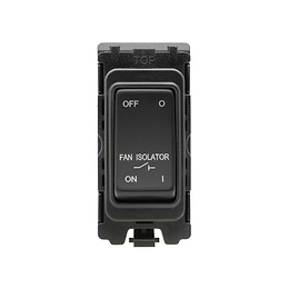 Brass Fan Isolator Grid Switch Module