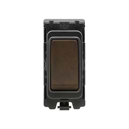 Vintage Brass Fan Isolator Grid Switch Module
