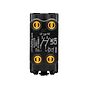Lieber Silk White 20A 1 Way Double Pole Retractive RM-Grid Switch Module