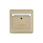 The Savoy Collection Brushed Brass 32A Key Card Switch With White Insert