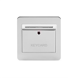 Brushed Chrome Key Card Switch
