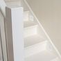 The Eldon Collection White Metal Flat Plate LED Stair Light - Cool White 