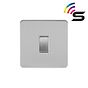 Brushed Chrome Smart Light Switch
