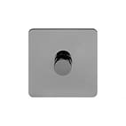 Soho Lighting Flat Plate Black Nickel 1 Gang 1000W DC1-10V Dimmer Switch
